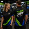 Picture of Custom Train Crew Gym Polo Shirt, Custom Fitness Team Shirt, Personalized Workout Jersey, Gym Staff Uniform, Athletic Polo Personalized