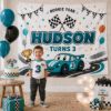 Picture of Personalized Wild One Birthday Backdrop, Safari 1st Birthday Banner, Custom Name Jungle Tapestry, Boho Animal Party Photo Booth Wall Decor