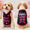 Picture of Personalized Mesh Pet Jersey, Custom Dog Cat Shirt, Puppy Love Jersey, Cute Pink Pet Tank, Small Dog Apparel, Dog Mom Gift, Dogs Month
