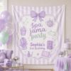 Picture of Personalized Spa Jam Party Birthday Tapestry, Spa Birthday Banner, Sleepover Party Backdrop, Girl Birthday Spa Party Decor Birthday Banner