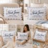 Picture of Personalized Baby Birth Pillow, Newborn Name Pillow, Birth Announcement Keepsake, Nursery Decor Pillow, Baby Shower Gift, Baby Boy Nursery
