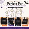 Picture of Dancing Skeleton Embroidery Design, Halloween Machine Embroidery File, Skeleton Dance Shirt Design, Instant Download PES DST EXP