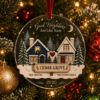Picture of Personalized Neighbor Christmas Wood Acrylic Ornament, Good Neighbors Are Like Stars, Custom Family Names and Street,Gift 2026 Christmas