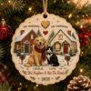 Picture of Personalized Pet Neighbor Christmas Ornament, Custom Dog Cat Names, Best Neighbors and Fur Friends, Family Holiday Keepsake 2026