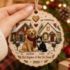 Picture of Personalized Pet Neighbor Christmas Ornament, Custom Dog Cat Names, Best Neighbors and Fur Friends, Family Holiday Keepsake 2026