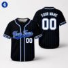 Picture of Personalized Blue Baseball Jersey, Custom Team Jersey, Custom Name Number Baseball Shirt, Softball Uniform, Men's Women's Gift
