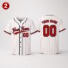 Picture of Personalized Red Baseball Jersey, Custom Team Jersey, Custom Name Number Baseball Shirt, Softball Uniform, Men's Women's Gift Red Team