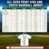Picture of Personalized Red Baseball Jersey, Custom Team Jersey, Custom Name Number Baseball Shirt, Softball Uniform, Men's Women's Gift Red Team