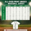 Picture of Personalized Baseball Jersey, Custom Team Jersey, Pink Baseball Shirt, Custom Name Number Jersey, Softball Jersey, Breast Cancer Team Shirt
