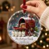 Picture of Personalized Christmas Mailbox Glass Ornament, Custom Family Name Ornament, Family Christmas Keepsake Gift, Personalized Holiday Decor 2026