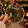 Picture of Personalized Siblings Christmas Ornament,Custom Family Tree Ornament, Siblings Gift, Christmas Tree Name Ornament, Family Keepsake 2026 Gift