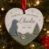 Picture of Personalized Pet Memorial Christmas Ornament, Custom Dog Memorial Ornament, Pet Lover Ornament, In Loving Christmas Memory Keepsake Gift