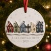 Picture of Personalized Christmas Street Ornament, Custom Neighborhood Christmas Ornament, Our Christmas Street Keepsake, New Home Holiday Decor
