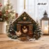Picture of Personalized Chicken Farm Christmas Ornament, Custom Chicken Farmhouse Ornament, Chicken Lover Christmas Gift, Backyard Chicken Keepsake