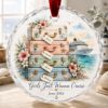 Picture of Personalized Girls Cruise Ornament, Custom Best Friends Cruise Gift, Girls Trip Christmas Ornament, Tropical Vacation Keepsake, Cruise Decor