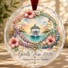 Picture of Personalized Girls Trip Cruise Ornament, Custom Best Friend Christmas Gift, Friendship Bracelet Keepsake, Cruise Vacation Memories Decor