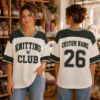 Picture of Custom Knitting Club Jersey, Personalized Knitter Jersey, Custom Name Number Knitting Shirt, Crochet Lover Gift, Yarn Lover Oversized Tee