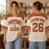 Picture of Custom Pottery Club Jersey Shirt, Personalized Pottery Jersey, Custom Name Number Ceramic Artist Shirt, Clay Studio Oversized Jersey Tee