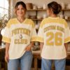 Picture of Custom Pottery Club Jersey Shirt, Personalized Pottery Jersey, Custom Name Number Ceramic Artist Shirt, Clay Studio Oversized Jersey Tee