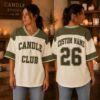 Picture of Custom Candle Club Jersey Shirt, Personalized Candle Making Jersey, Candle Lover Gift, Custom Name Number Candle Maker Tee, Cozy Craft Shirt