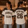 Picture of Custom Candle Club Jersey Shirt, Personalized Candle Making Jersey, Candle Lover Gift, Custom Name Number Candle Maker Tee, Cozy Craft Shirt