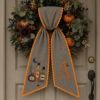 Picture of Personalized Witchy Halloween Sash, Potion Bottle Embroidered Monogram Sash, Black Gingham Spooky Season Accessory, Custom Halloween Gift