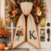 Picture of Personalized Halloween Sash, Skeleton Hand Floral Embroidered Sash, Custom Monogram Spooky Fall Accessory, Embroidered Halloween Gift