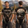 Picture of Personalized Moose Hunting Shirt, Custom Moose Hunter Jersey, Hunting Team Long Sleeve, Custom Name Outdoor Shirt, Gift for Hunter Men