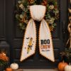 Picture of Personalized Teacher Halloween Sash, Boo Crew Embroidered Sash, Custom Teacher Halloween Class  Accessory, Ghost Pencil Fall Gift Teacher