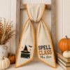 Picture of Personalized Teacher Halloween Sash, Spell Class Embroidered Sash, Custom Teacher Name, Witch Hat Sash Accessory, Halloween Teacher Gift