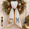 Picture of Personalized Wedding Bells Sash, Custom Monogram Established Year Sash, Embroidered Bell Bridal Gift, Newlywed Love Anniversary Keepsake