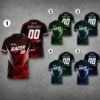 Picture of Personalized Racing Shirt, Custom Racer Name & Number Tee, Checkered Flag Motorsport Shirt, Racing Team Gift, Adult Kids Race T-Shirt