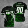 Picture of Personalized Racing Shirt, Custom Racer Name & Number Tee, Checkered Flag Motorsport Shirt, Racing Team Gift, Adult Kids Race T-Shirt