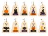 Picture of Personalized Ghost Halloween Ornament, Custom Name Wooden Ghost Ornament, Pumpkin Black Cat Potion Decor, Kids Spooky Halloween Gift
