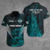Picture of Custom Racing Team Name Work Shirt, Personalized Pit Crew Uniform, Company Logo Button Down Shirt, Motorsport Mechanic Gift, Father's Day