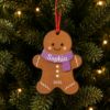 Picture of Personalized Gingerbread Christmas Ornament, Custom Name Wooden Gingerbread Man Ornament, Kids Christmas Gift, Family Tree Decor 2026