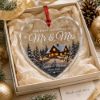 Picture of Personalized First Christmas Married Glass Ornament 2026, Custom Couple Names & Date, Mr Mrs Keepsake, Newlywed Christmas Gift, Tree Decor