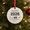 Picture of Personalized Graduation Ornament 2026, Custom Name Class of 2026 Ornament, High School Graduate Gift, Ceramic Acrylic Senior Keepsake 2026