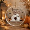 Picture of Personalized Forever My Boo Glass Ornament 2026, Ghost Bride Groom Halloween Wedding, Custom Names Date, Spooky Newlywed Keepsake Gift