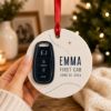Picture of Personalized First Car Ornament 2026, Custom Name Car Key Christmas Ornament, New Driver Gift, First Vehicle Keepsake, Teen Driver Gift