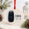 Picture of Personalized First Car Ornament 2026, Custom Name Car Key Christmas Ornament, New Driver Gift, First Vehicle Keepsake, Teen Driver Gift