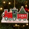 Picture of Personalized Baby First Christmas Ornament, Custom Name Train Ornament, Baby 1st Christmas Gift, Newborn Keepsake, 2026 Xmas Tree Decor Gift