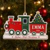 Picture of Personalized Baby First Christmas Ornament, Custom Name Train Ornament, Baby 1st Christmas Gift, Newborn Keepsake, 2026 Xmas Tree Decor Gift