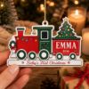Picture of Personalized Baby First Christmas Ornament, Custom Name Train Ornament, Baby 1st Christmas Gift, Newborn Keepsake, 2026 Xmas Tree Decor Gift