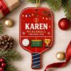 Picture of Personalized Pickleball Christmas Ornament, Custom Name Pickleball Gift, Player Ornament, Pickleball Lover Gift, 2026 Xmas Keepsake for Her