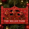Picture of Personalized Chicken Christmas Ornament, Custom Farm Name Ornament, Hen Lover Gift, Farmer Gift, Family Farm Keepsake, Christmas 2026 Decor