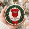 Picture of Personalized Baby First Christmas Ornament, Custom Name Baby Onesie Ornament, Newborn Keepsake, Baby 1st Christmas Gift, 2026 Xmas Tree Gift