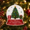 Picture of Personalized Family Christmas Ornament, Custom Family Name Snow Globe Ornament, 2026 Christmas Tree Keepsake, Holiday Home Gift for Parents