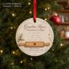Picture of Personalized Family Recipe Ornament, Custom Handwritten Recipe Christmas Gift, Grandma Recipe Keepsake, Ceramic Acrylic Ornament Gift 2026