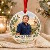 Picture of Personalized Memorial Ornament, Custom Photo Remembrance Gift, In Memory of Loved One, Sympathy Christmas Keepsake, Memorial Gift for Family